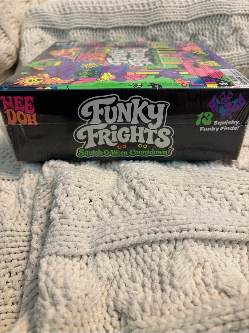 NeeDoh Funky Frights Squishy Toy Set - Neon Multi-Color